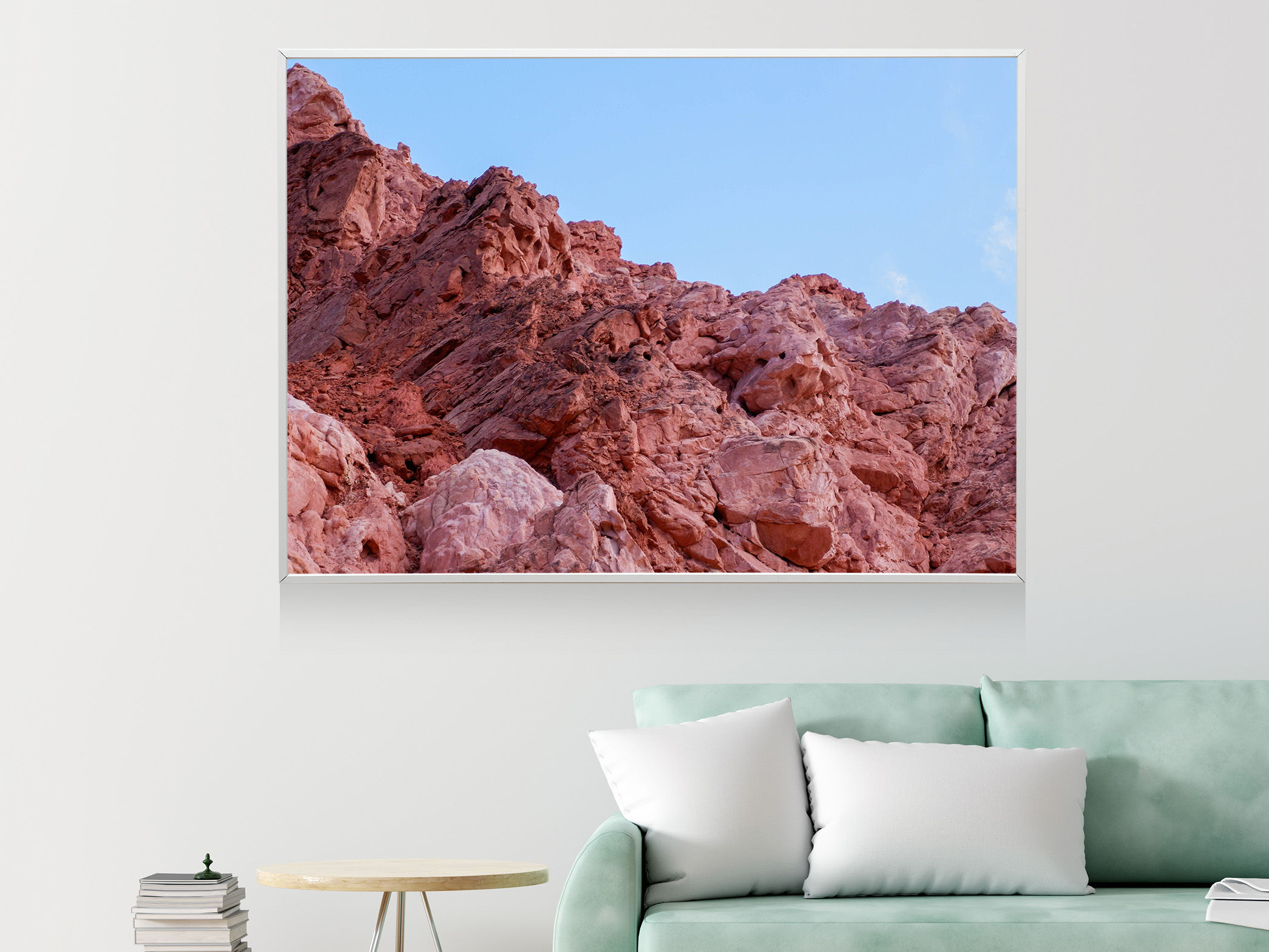 Montañas y Desiertos Coloridos - Fotografía decorativas con marco