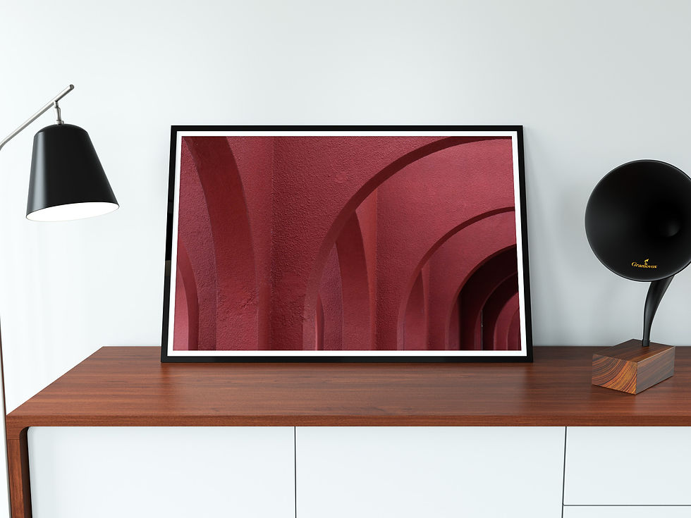 Thumbnail: Rojo - Fotografía decorativas con marco