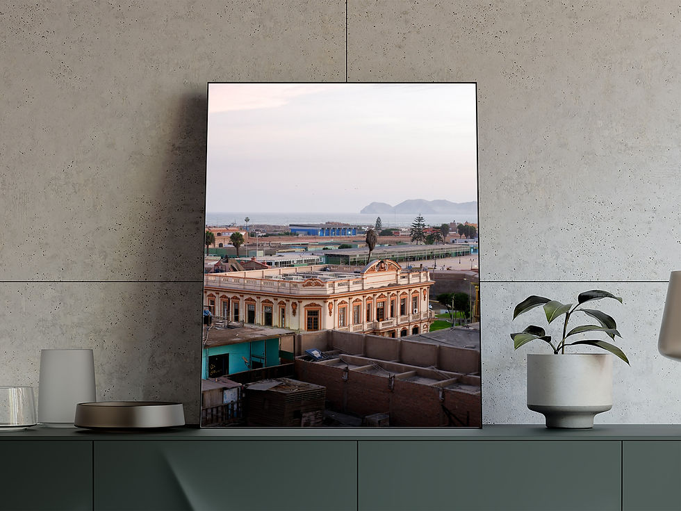 Thumbnail: Casas Coloridas de Valparaíso  - Fotografía decorativas con marco