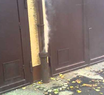 Test de fumée Montréal - Exterminateur rats égout Montréal - Détection de fuite dans la plomberie test fumée - Smoke test plumbing rat Montreal