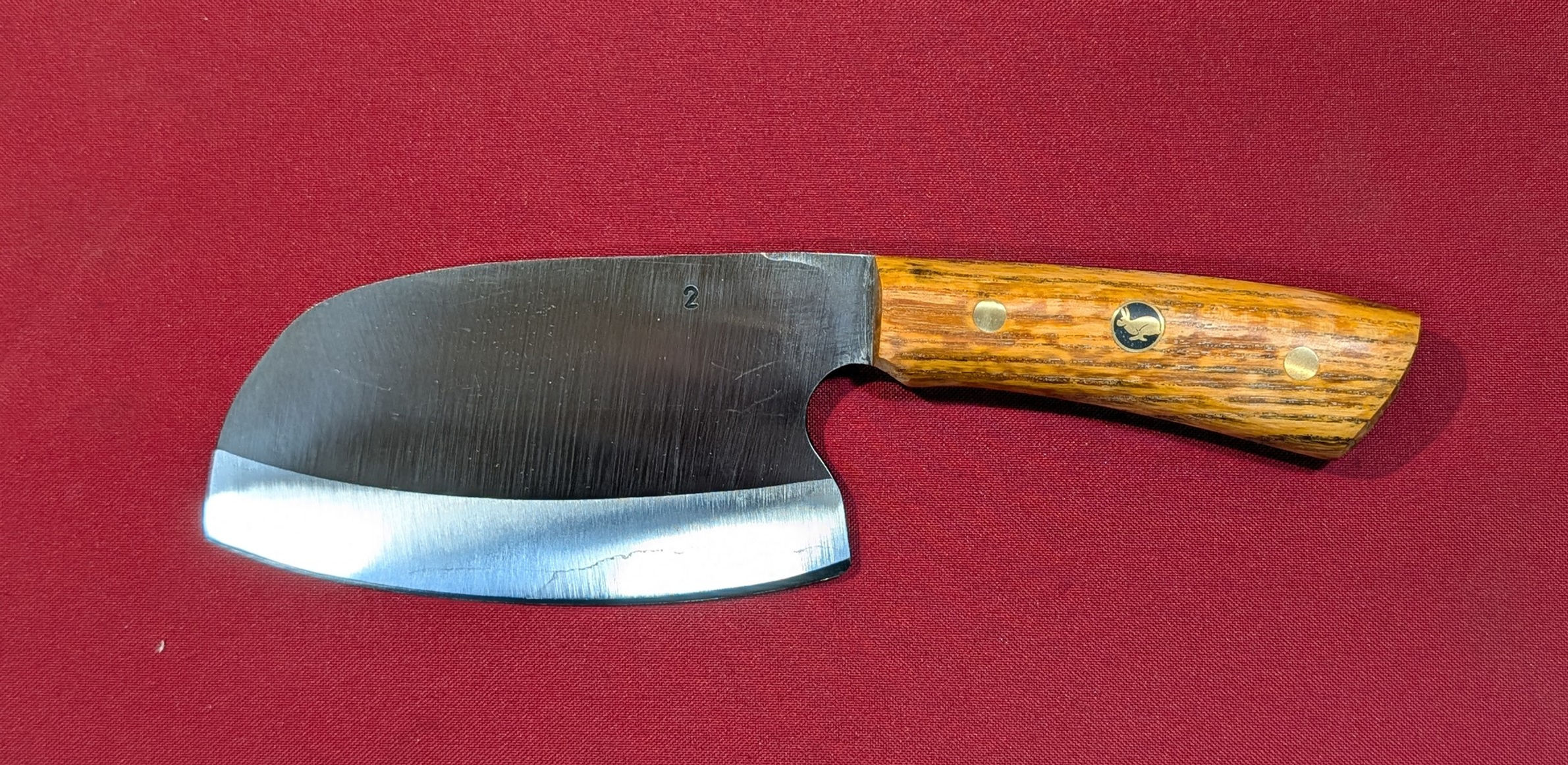 Small 3mm Cleaver in orange