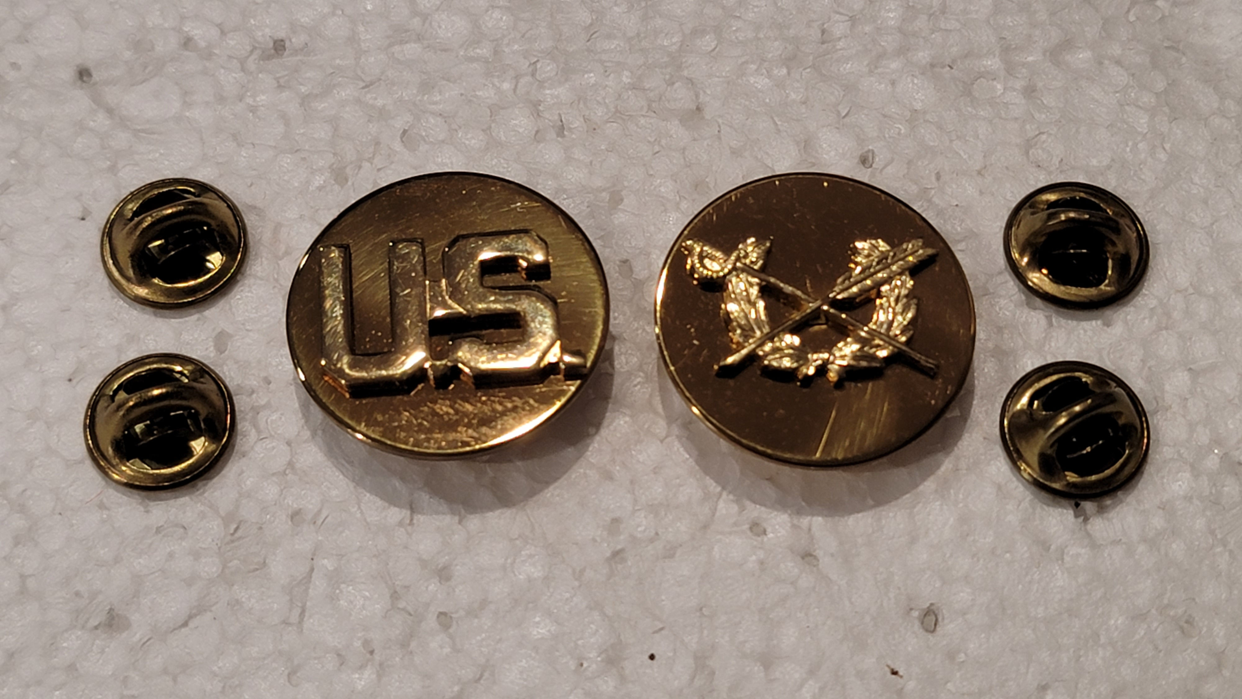 Reproduction WW2 US Army Enlisted Man EM NCO Judge Advocate General  Collar Bras