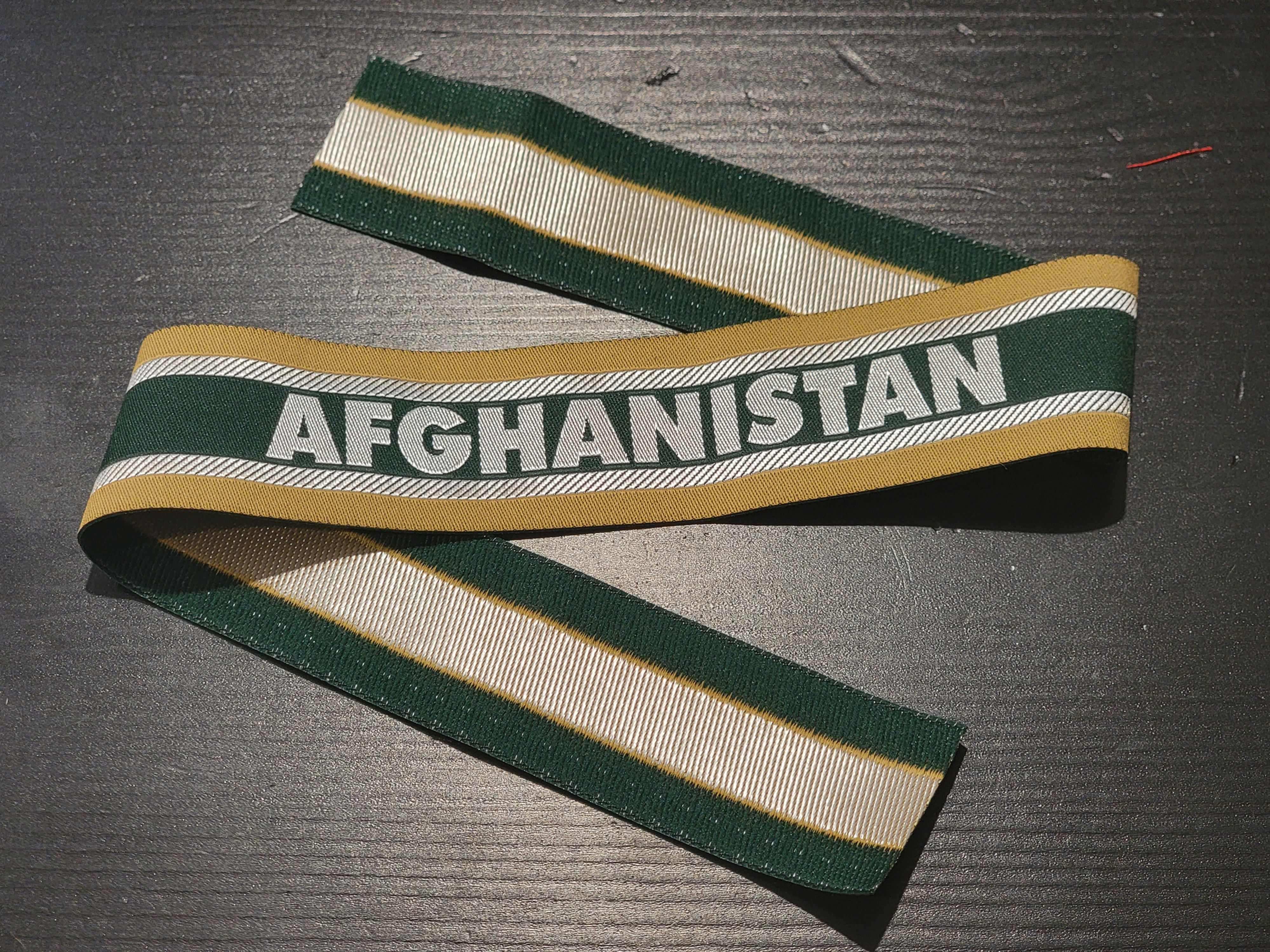 Novelty Afghanistan Woven Cuff Title US Special Operations Forces