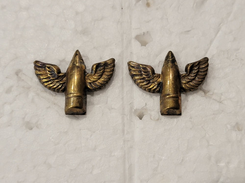 German Army Shoulder Board Cyphers "3" In Silver | WW2 Depot