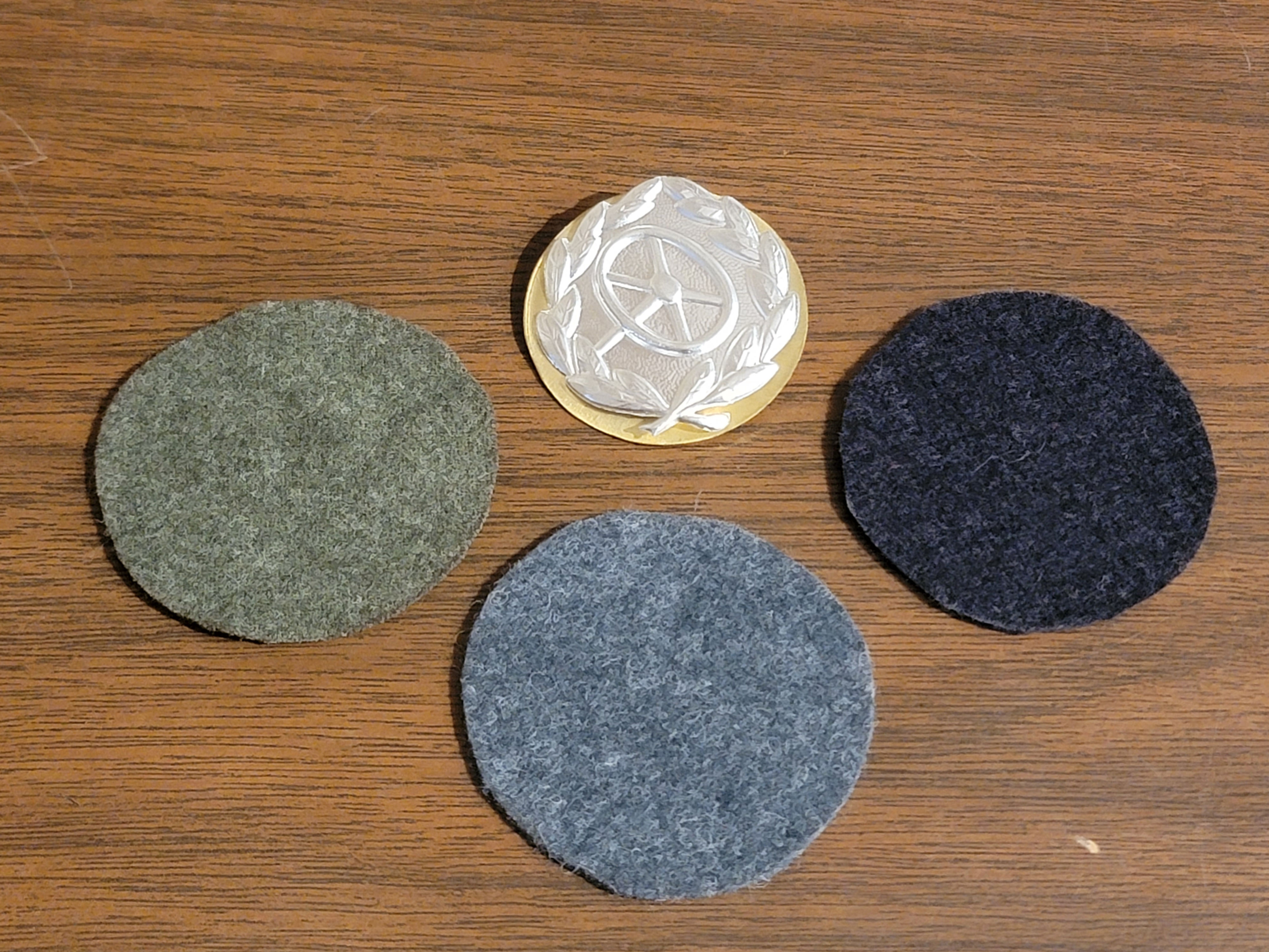 Reproduction WW2 German Army Driver Drivers Proficiency Badge Silver w/ wool