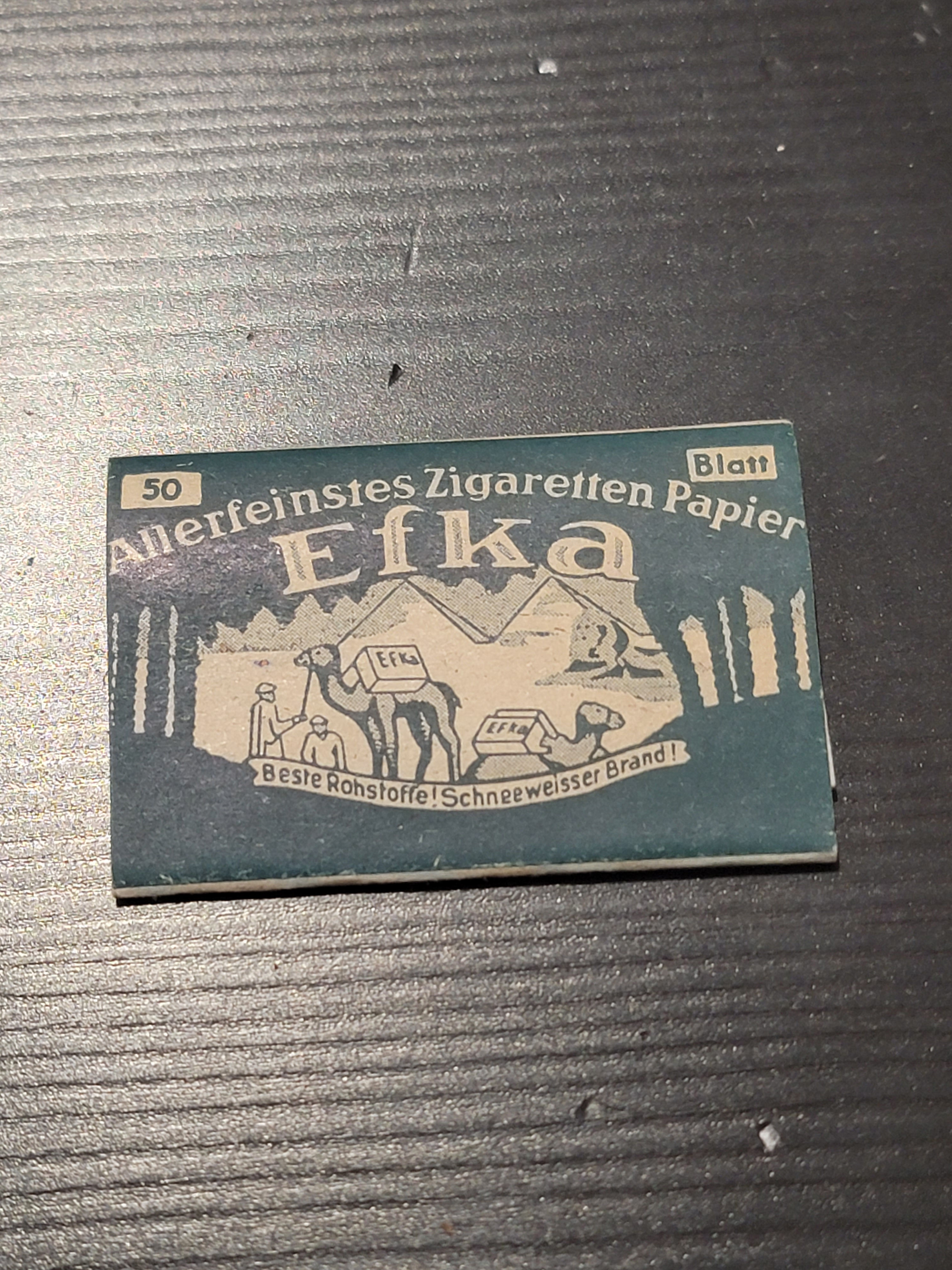 Original WW2 German Zigaretten Papier Efka