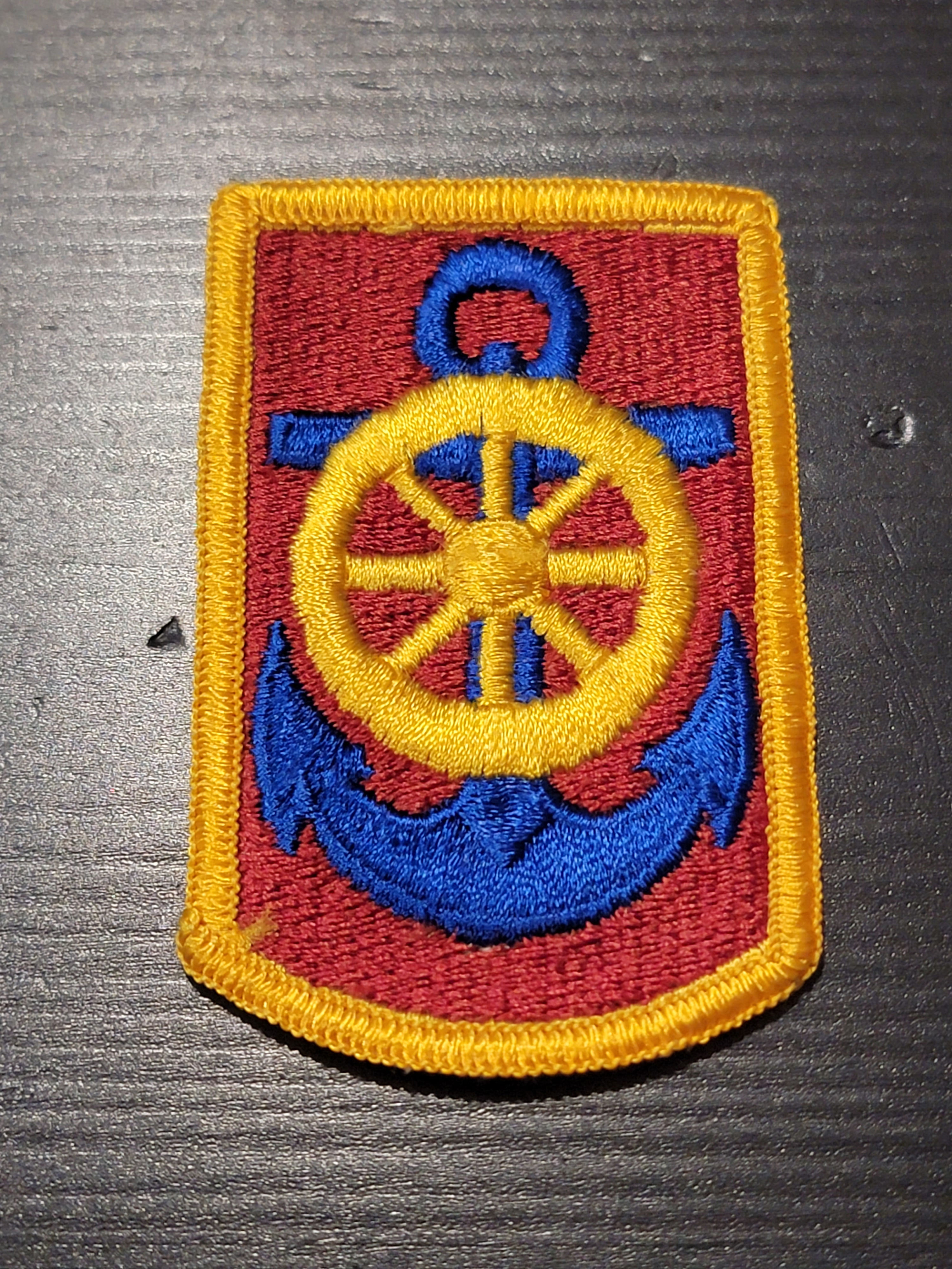 US Army 125 Transportation Command Patch Merrowed edge 653