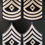 Thumbnail: WW2 US Army Chevrons First Sergeant 1 Grade Rank Patch Pair