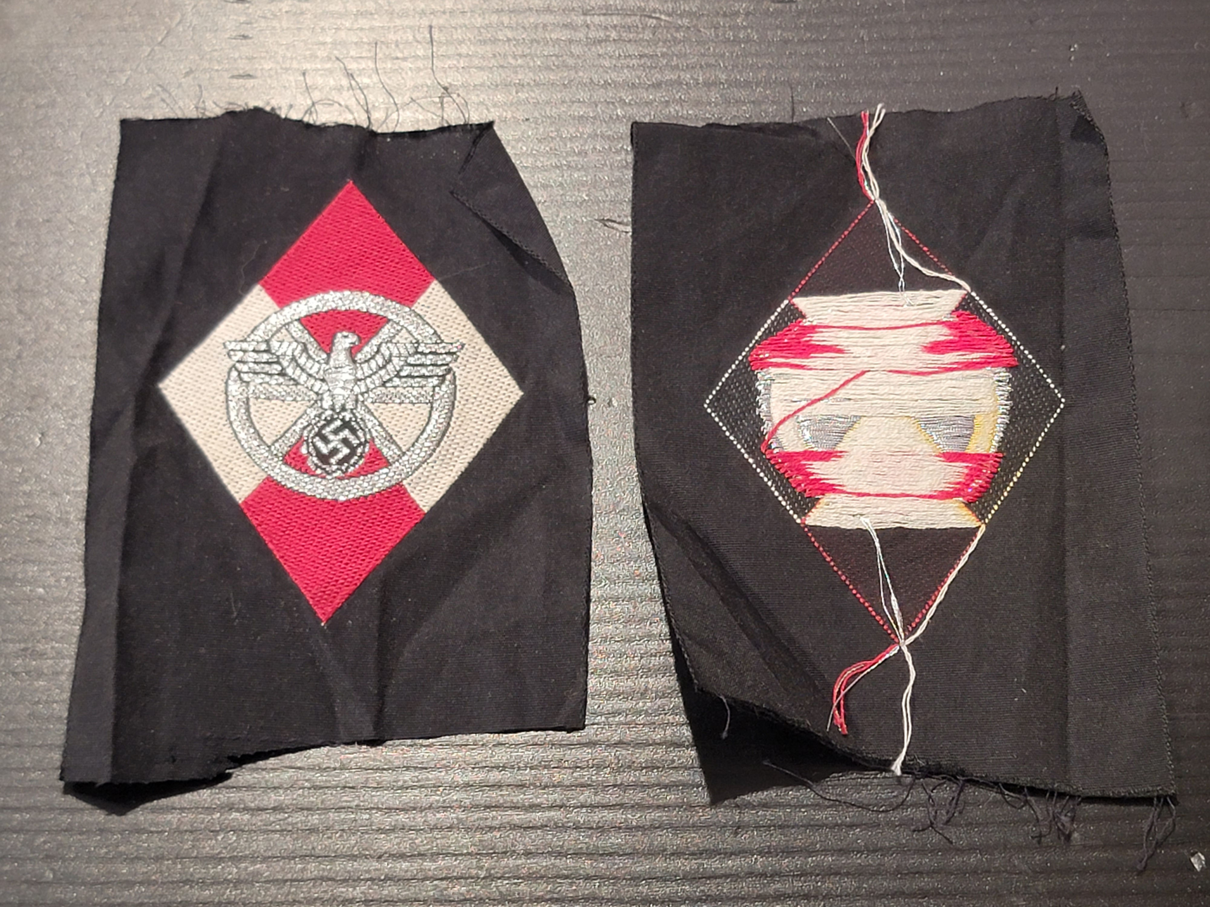 Reproduction WW2 German HJ NSKK Drivers Sleeve Insignia