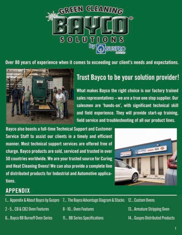 BROCHURE Bayco Ovens