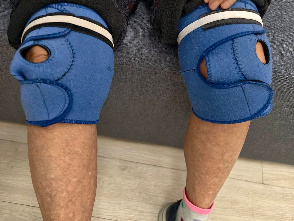 今日一早一位住秀茂坪嘅婆婆來到保信堂