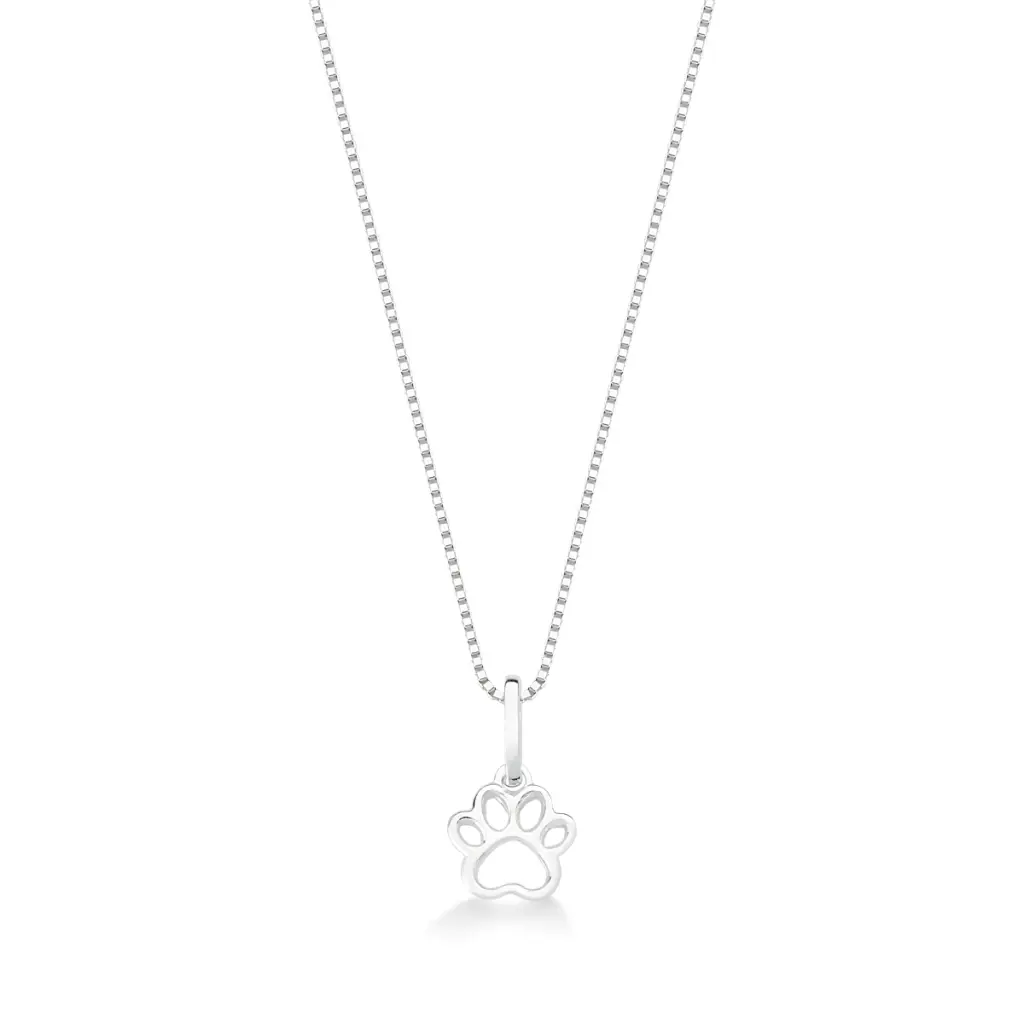 Colar Prata 925 Patinha Pequeno