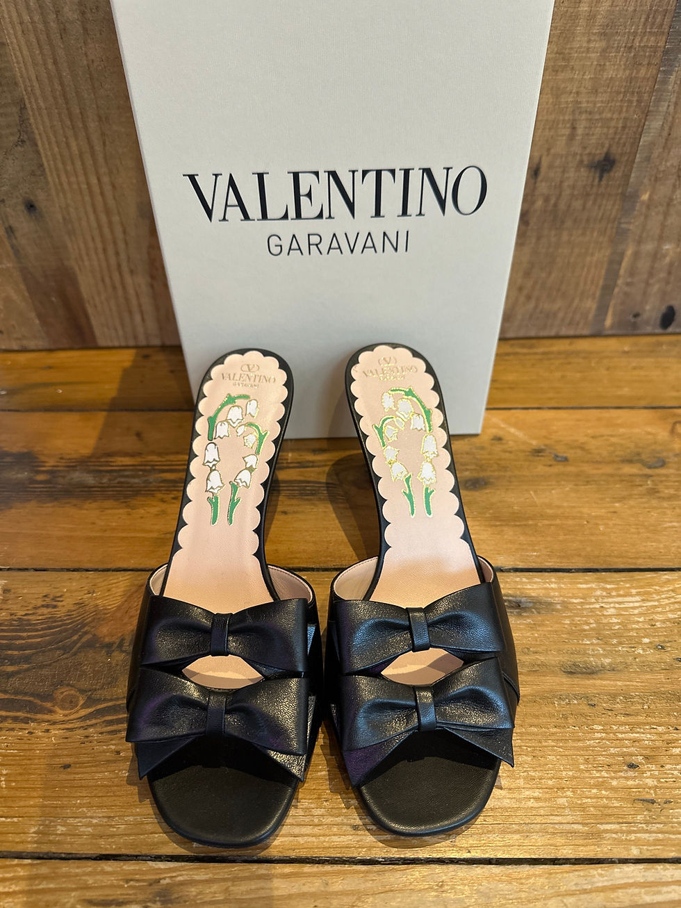 Thumbnail: Valentino Bowow Mules black size39 