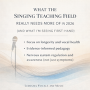 Vocal Coaching & Singing Lessons: Vocal Health, Technique & Breath Support for Singers