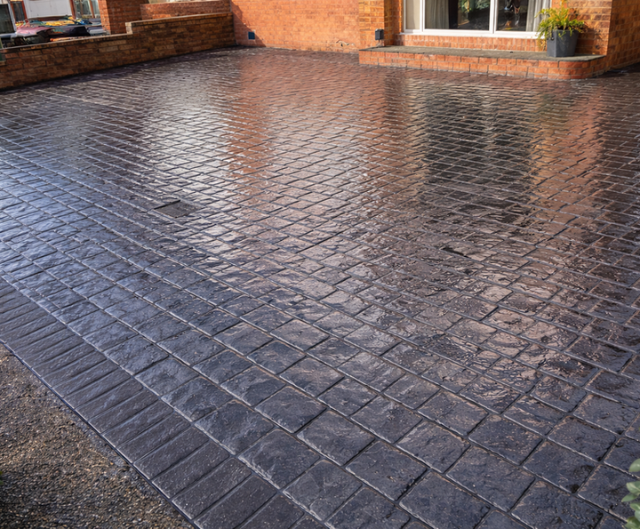 imprinted driveway