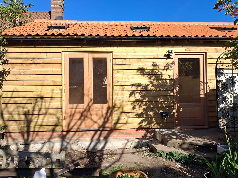 A home that has been converted.