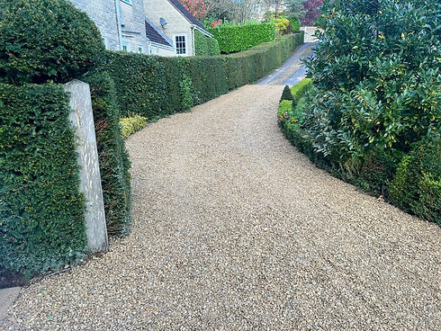 gravel driveway