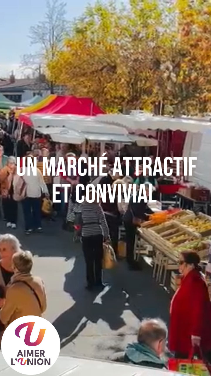 Un marché dominical convivial