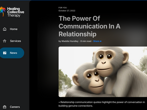 healing collective therapy: the power of communication in a relationship