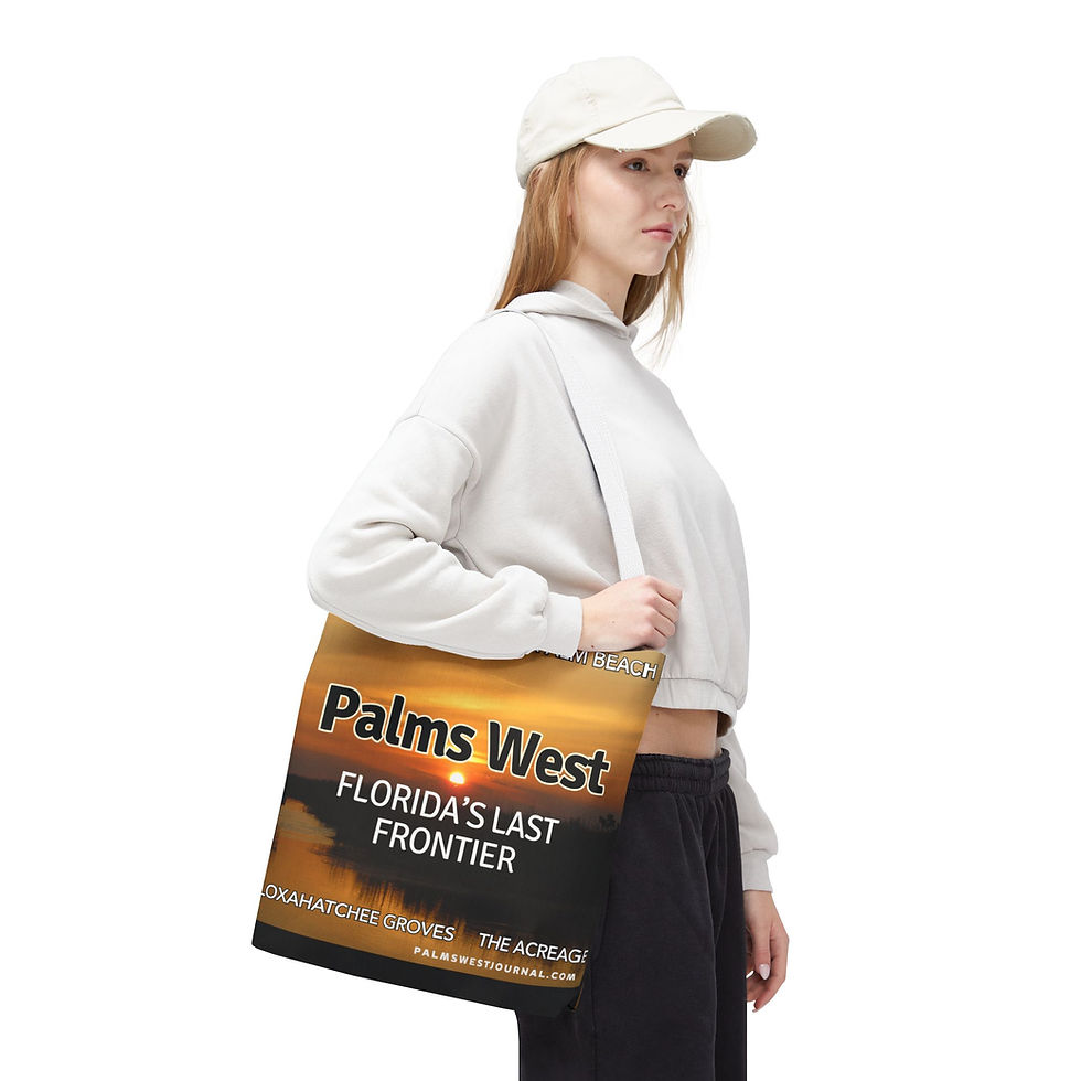 Thumbnail: Palms West Last Frontier Tote Bag
