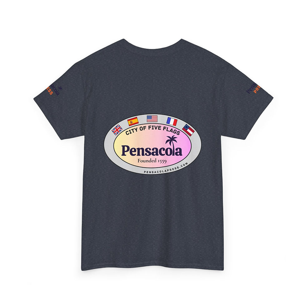 Thumbnail: Five Flags Oval Heavy Cotton Tee