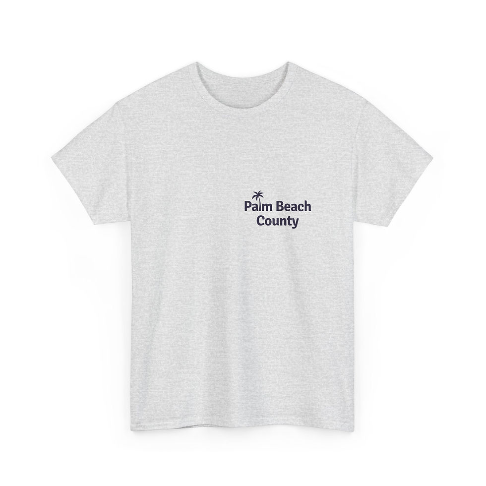 Thumbnail: Palm Beach County Brighter Side Heavy Cotton Tee