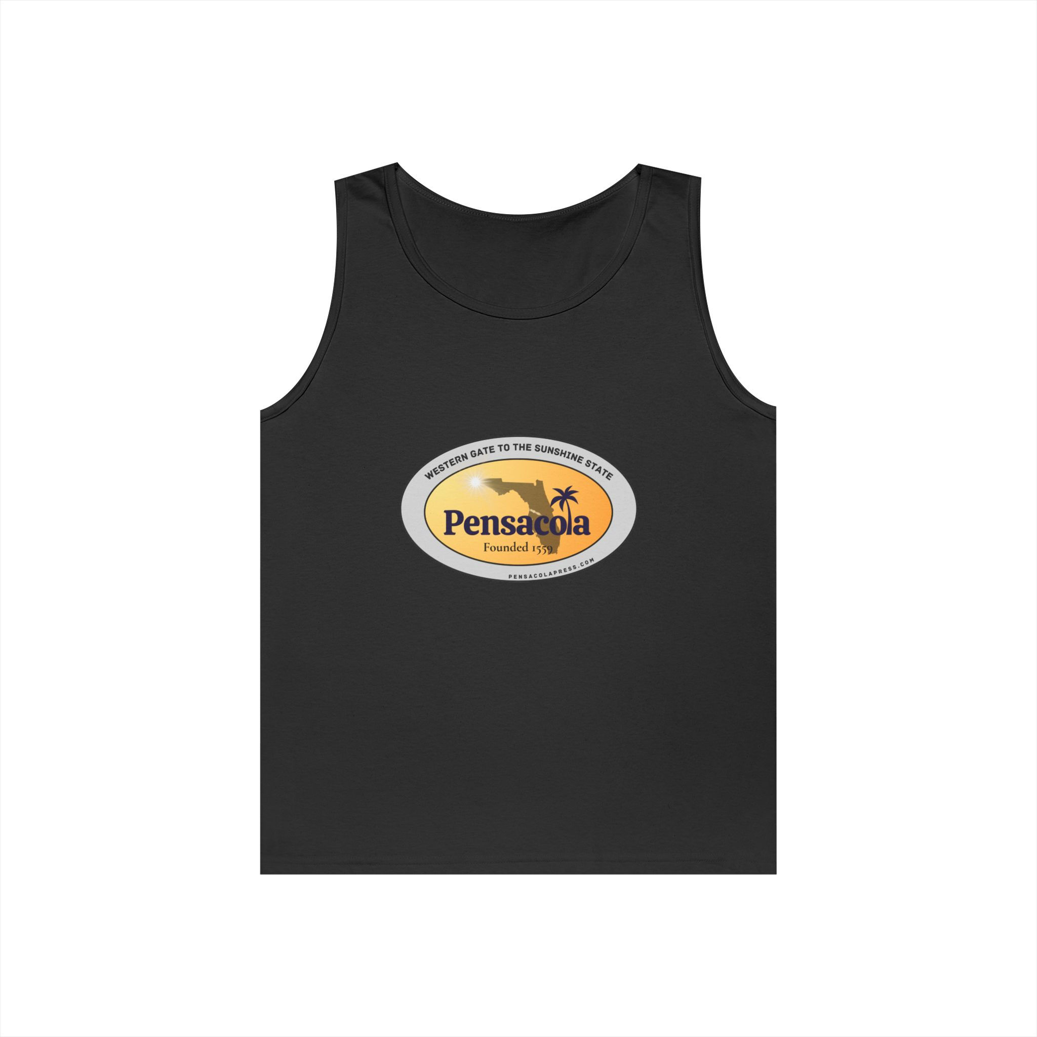 Western Gate Oval Heavy Cotton Tank Top