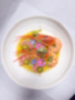 Agua chile with prawns