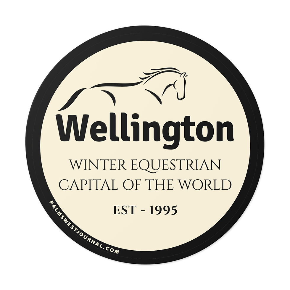 Thumbnail: Wellington Equestrian Round Vinyl Stickers