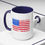 Thumbnail: American Flag Accent Mug