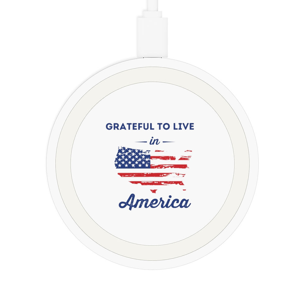 Thumbnail: GRATEFUL AMERICAN PHONE CHARGER