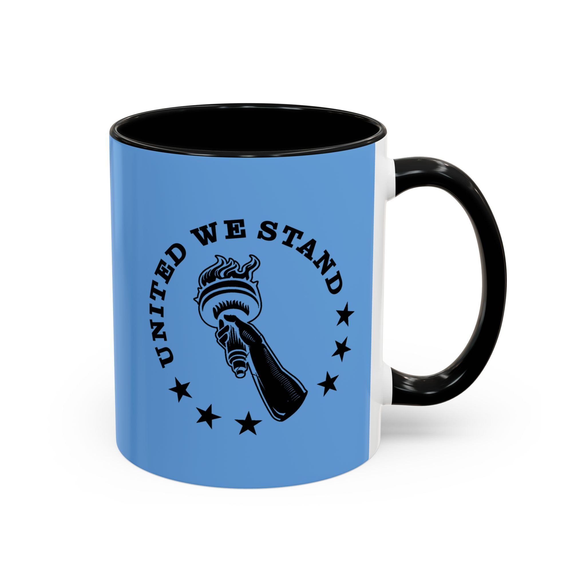 Torch of Freedom Blue Mug