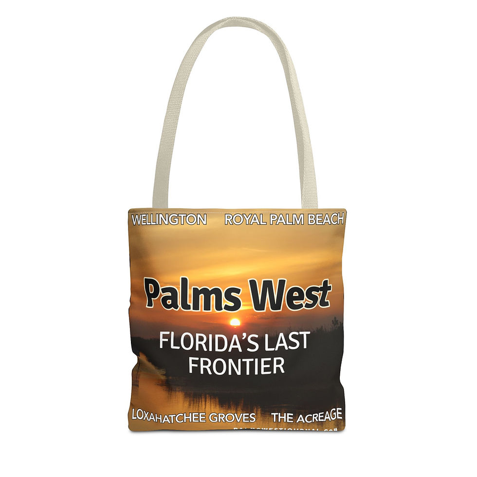 Thumbnail: Palms West Last Frontier Tote Bag