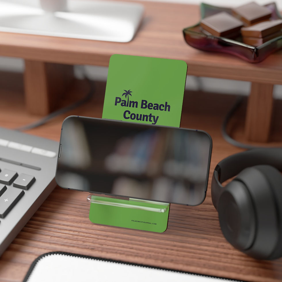 Thumbnail: Palm Beach County High Side Phone Display Stand