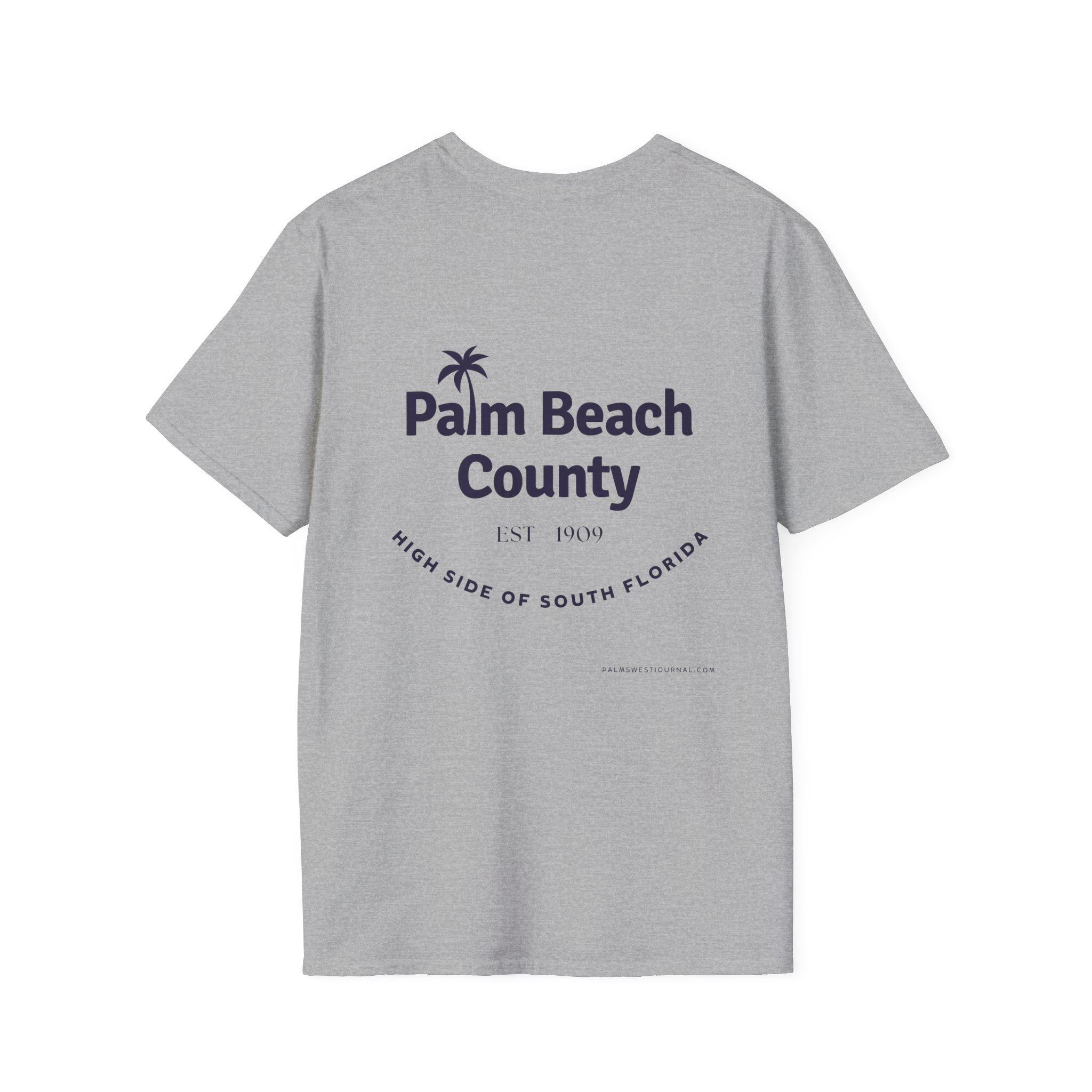Palm Beach County High Side Softstyle Tee