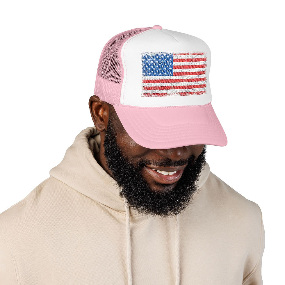 Thumbnail: American Flag Trucker Hat