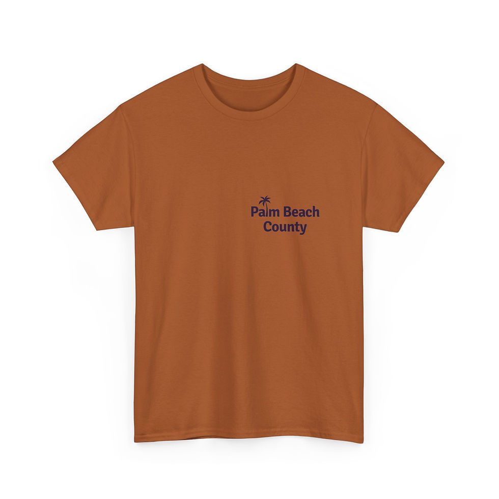 Thumbnail: Palm Beach County Brighter Side Heavy Cotton Tee