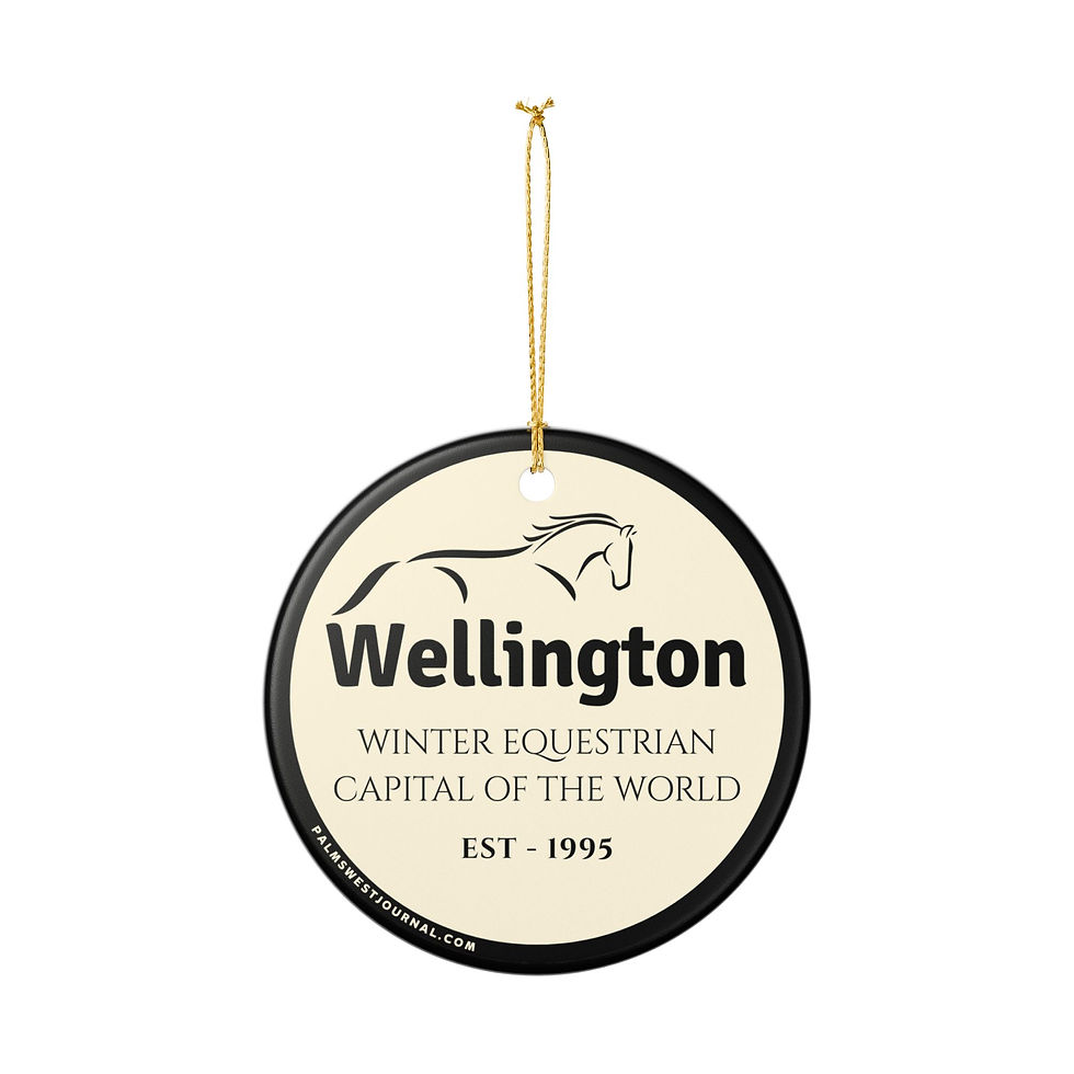 Thumbnail: Wellington Equestrian Ceramic Ornament