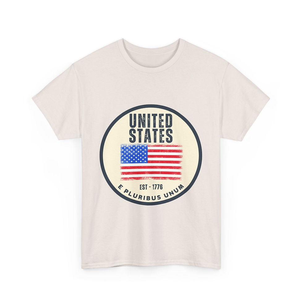 Thumbnail: E Pluribus Unum Heavy Cotton Tee