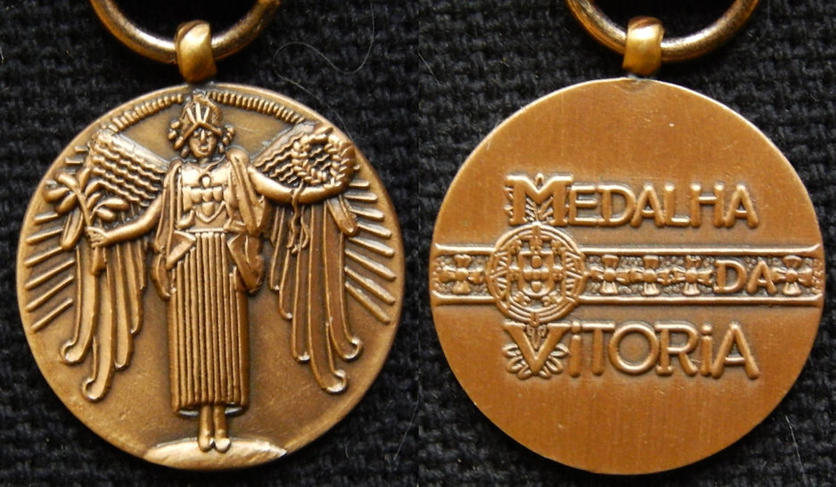 médaille de la victoire portugal
