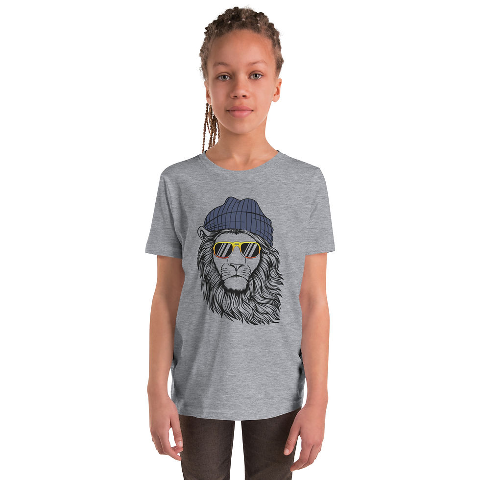 Miniature : T-shirt enfant et ado Lion brave