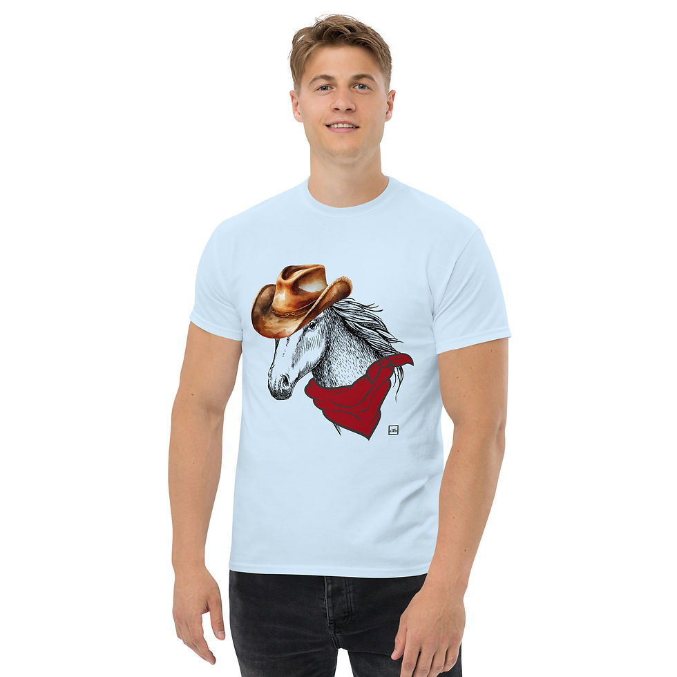 Miniature : T-shirt homme Biboo cowboy