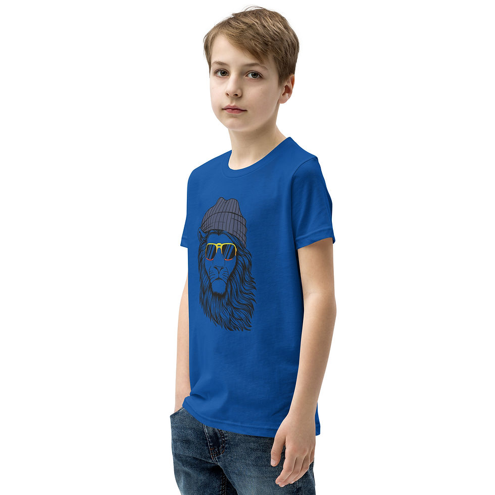 Miniature : T-shirt enfant et ado Lion brave
