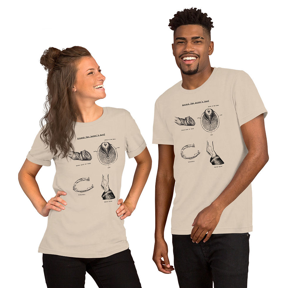 Miniature : T-shirt homme Around horse's hoof