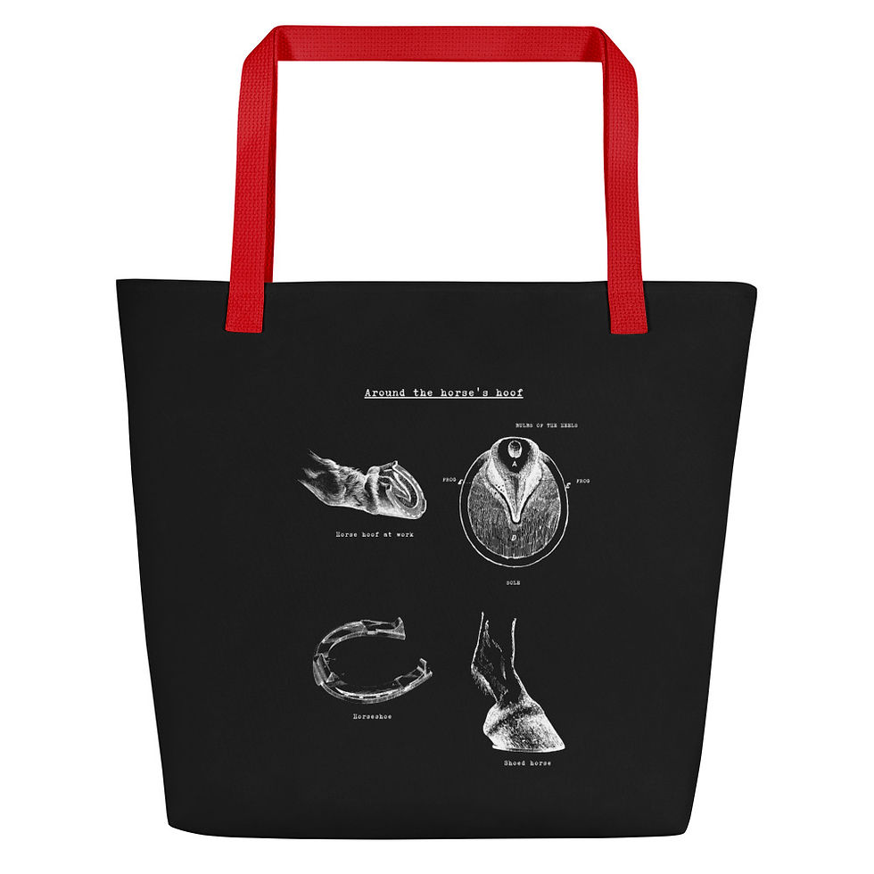 Miniature : Grand Tote Bag Around horse's hoof
