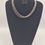 Thumbnail: 3 layer short pearl necklace 