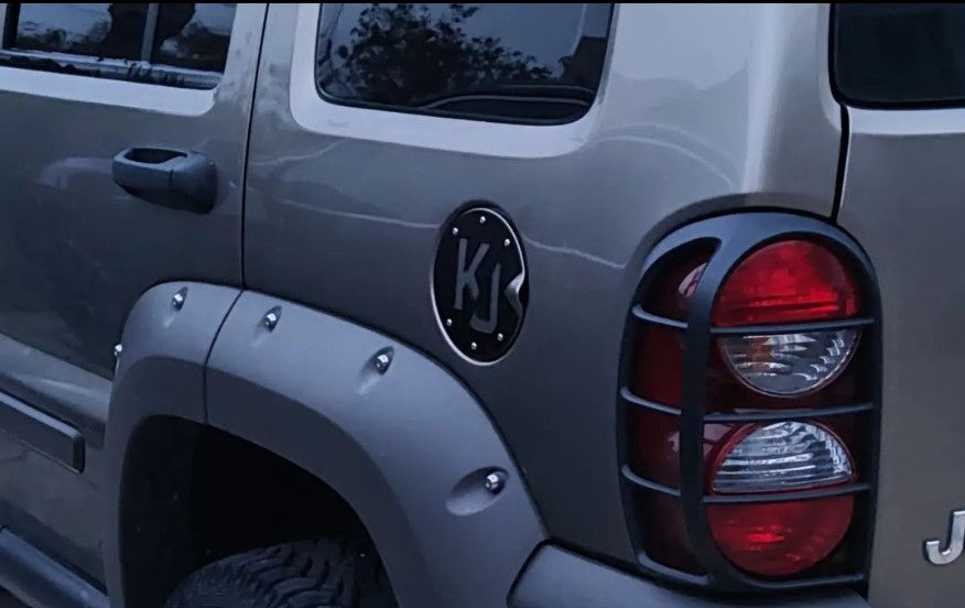 Thumbnail: Fuel Door Cover Guard 2002-2007 For JEEP LIBERTY KJ