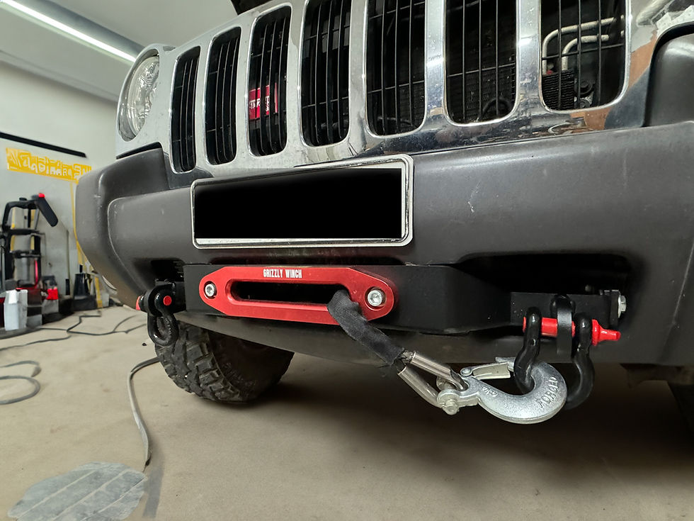 Thumbnail: JEEP CHEROKEE LIBERTY KJ WINCH PLATE