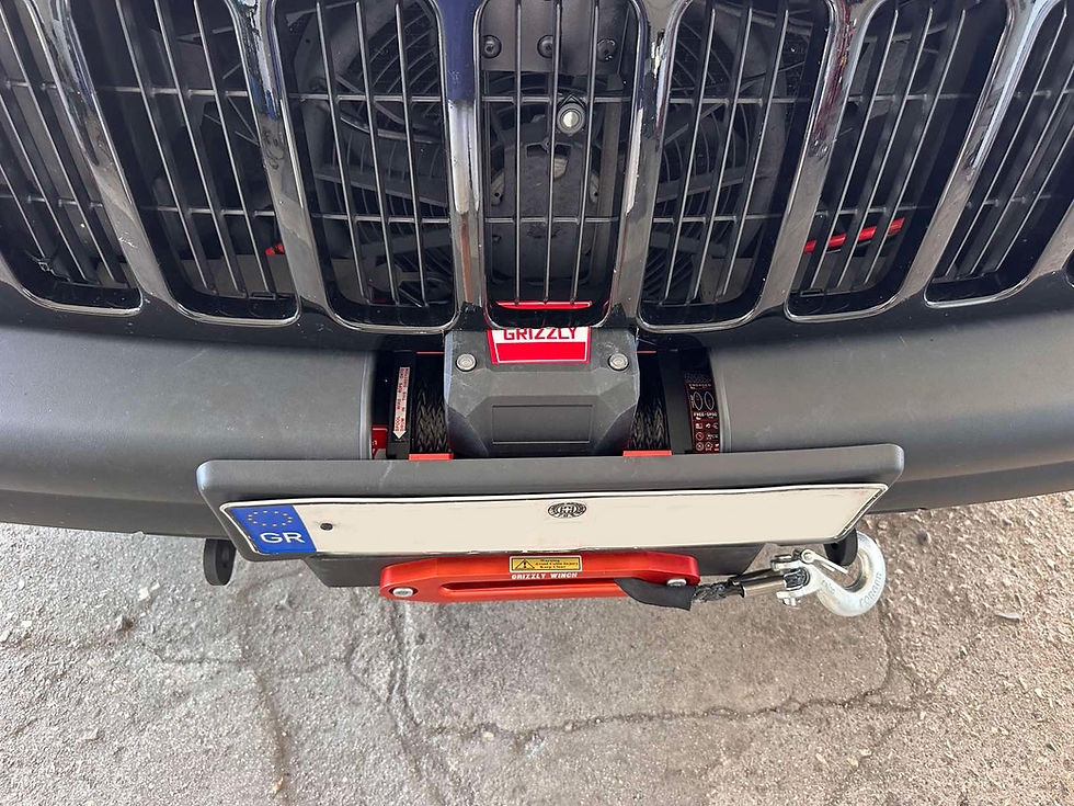 Thumbnail: JEEP CHEROKEE LIBERTY KJ WINCH PLATE