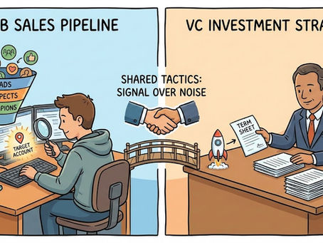 מה אנשי מכירות בהייטק יכולים ללמוד מהסודות של משקיעי הון סיכון (VC)?